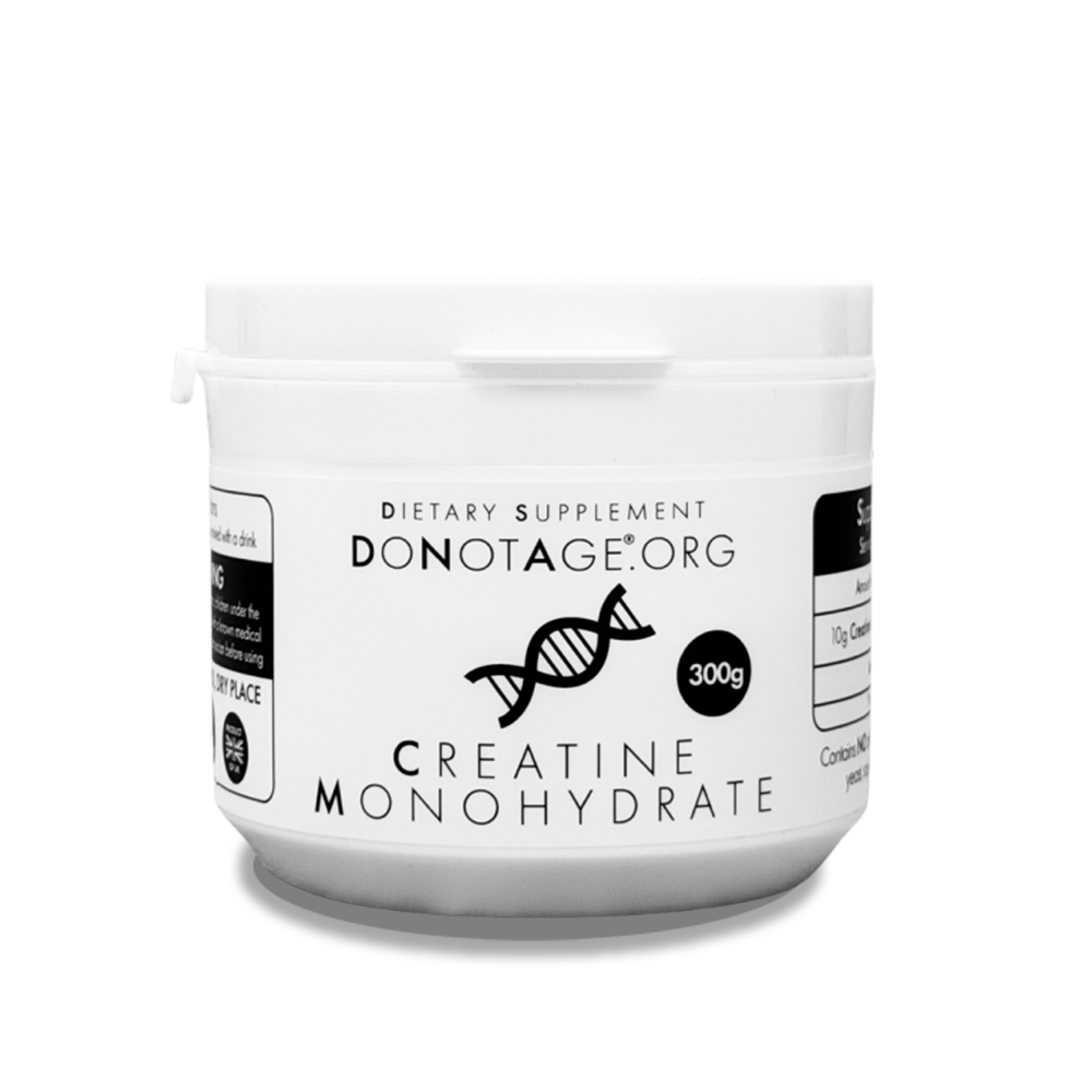 DoNotAge.org Creatine Monohydrate Powder, 300g tub